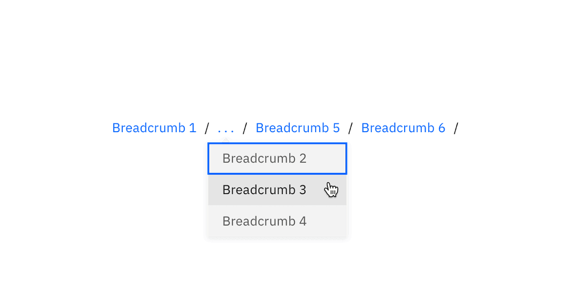 Truncated breadcrumbs Truncated breadcrumbs